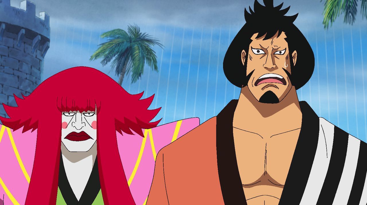 Kanjuro (l.); Kinemon (r.) - Bildquelle: Eiichiro Oda/Shueisha, Toei Animation