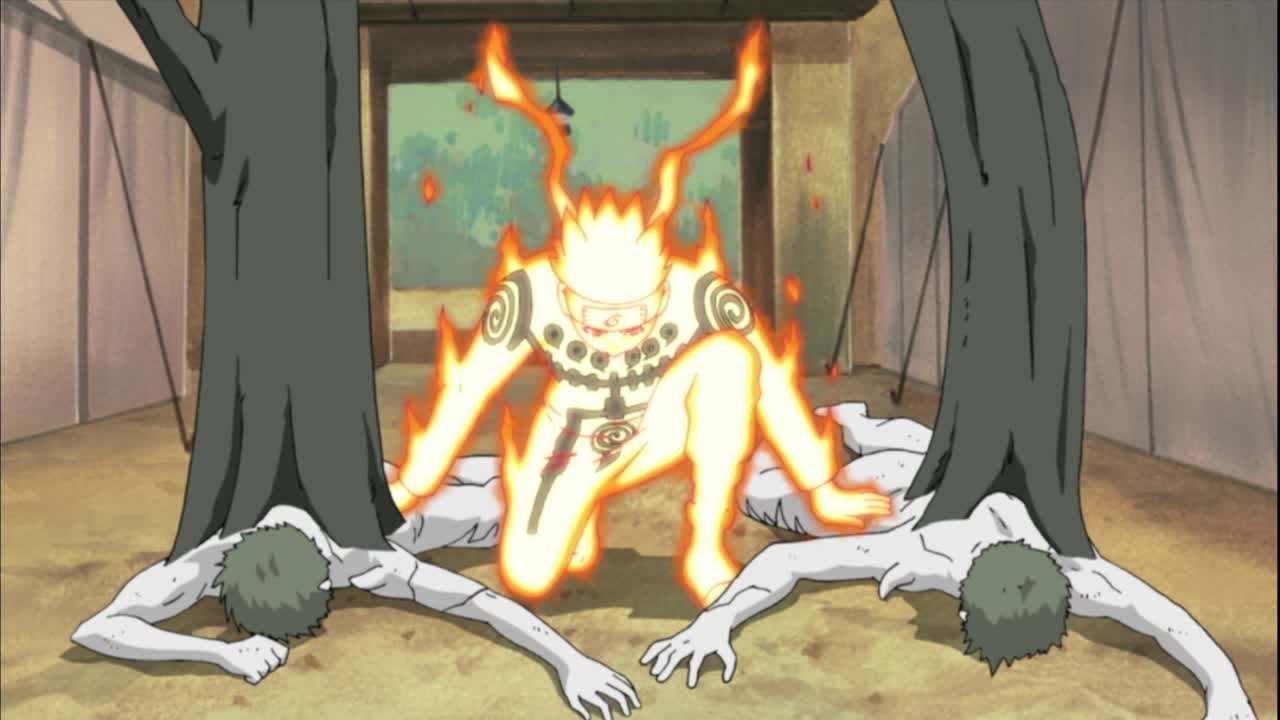 Naruto gegen weiße Zetsus