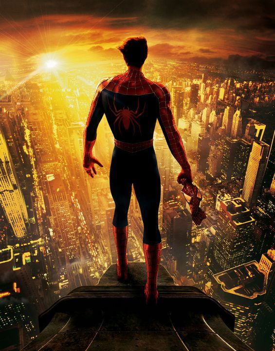 Peter Parker alias Spider-Man (Tobey Maguire) ist ratlos: Soll er sich dem privaten Glück, also der Liebe zu Mary Jane widmen, oder sich der Verantw... - Bildquelle: Sony Pictures Television International. All Rights Reserved.