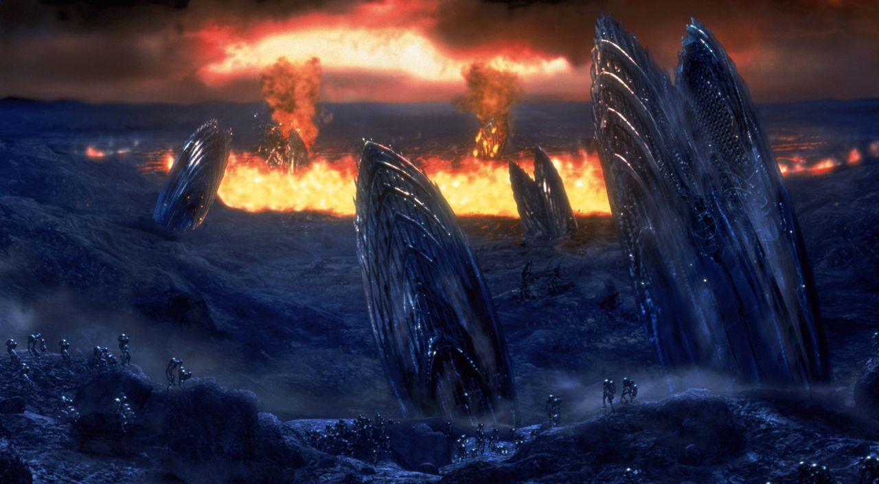 Die Erde im Jahr 2065. Der einst blaue Planet ist verwüstet - nur noch wenige Lebensformen können hier existieren. - Bildquelle: 2003 Sony Pictures Television International. All Rights Reserved.