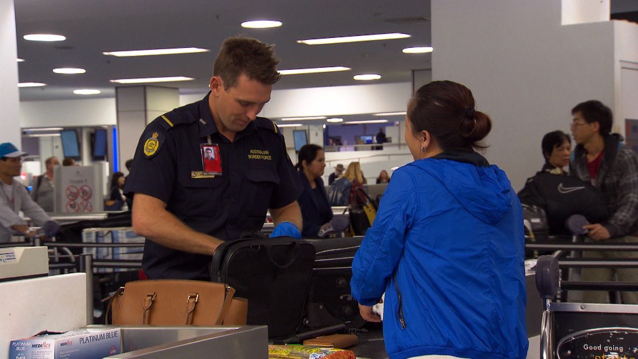 Die Grenzschützer prüfen eine Fracht in Sydney. Der Inhalt ist brisant: ille... - Bildquelle: Seven Productions 2018