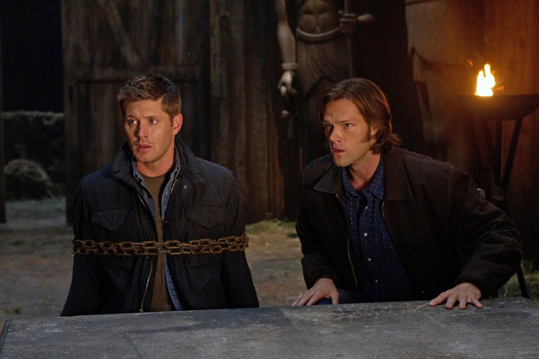 Sind einem mysteriösen Todesfall auf der Spur: Dean (Jensen Ackles, l.) und Sam (Jared Padalecki, r.) ... - Bildquelle: Warner Bros. Television