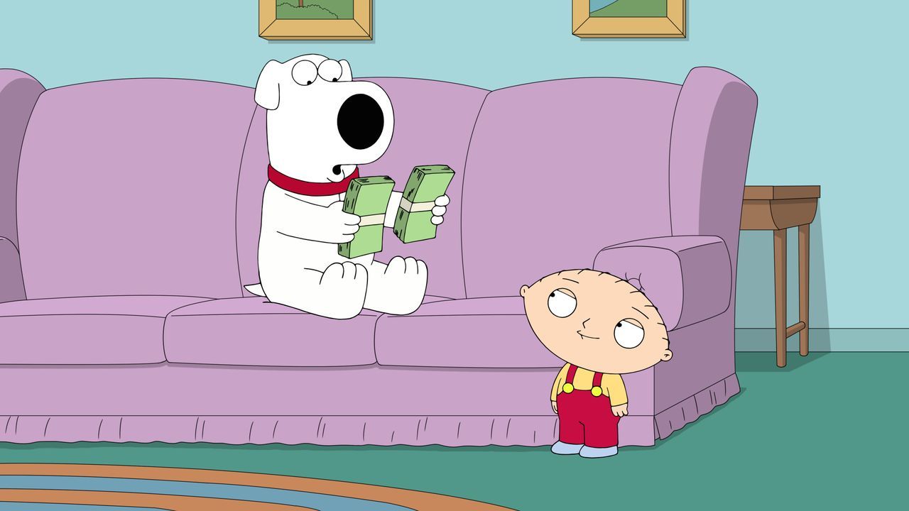 Brian Griffin (l.); Stewie Griffin (r.) - Bildquelle: 2018-2019 Fox and its related entities. All rights reserved.