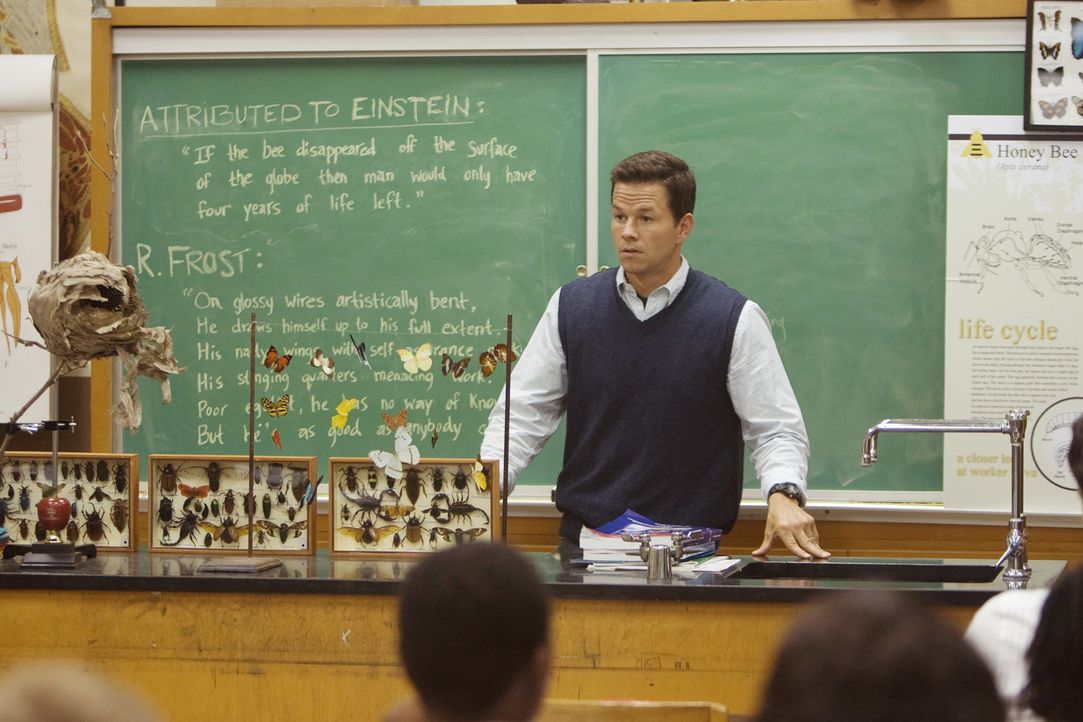 Eben noch hat Elliot (Mark Wahlberg) mit seinen Schülern gerätselt, wieso plötzlich Millionen von Bienen verschwinden, als er erfährt, dass sich die... - Bildquelle: 20th Century Fox