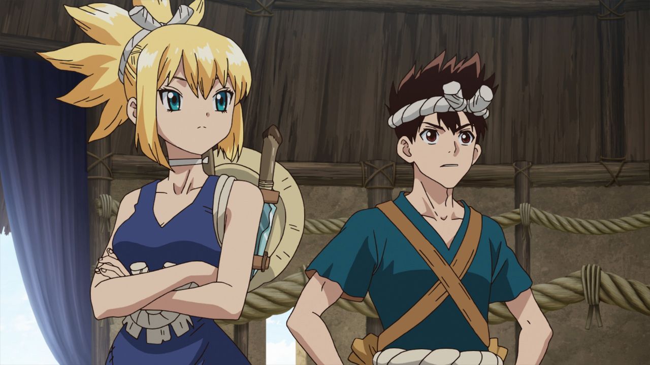 Eine Geschichte über Äonen - Bildquelle: Kome Studio, Boichi/SHUEISHA, Dr.STONE Project