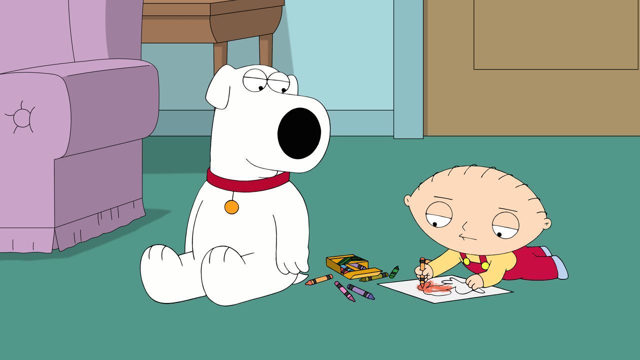 Brian Griffin (l.), Stewie Griffin (r.) - Bildquelle: 2018-2019 Fox and its related entities.  All rights reserved.