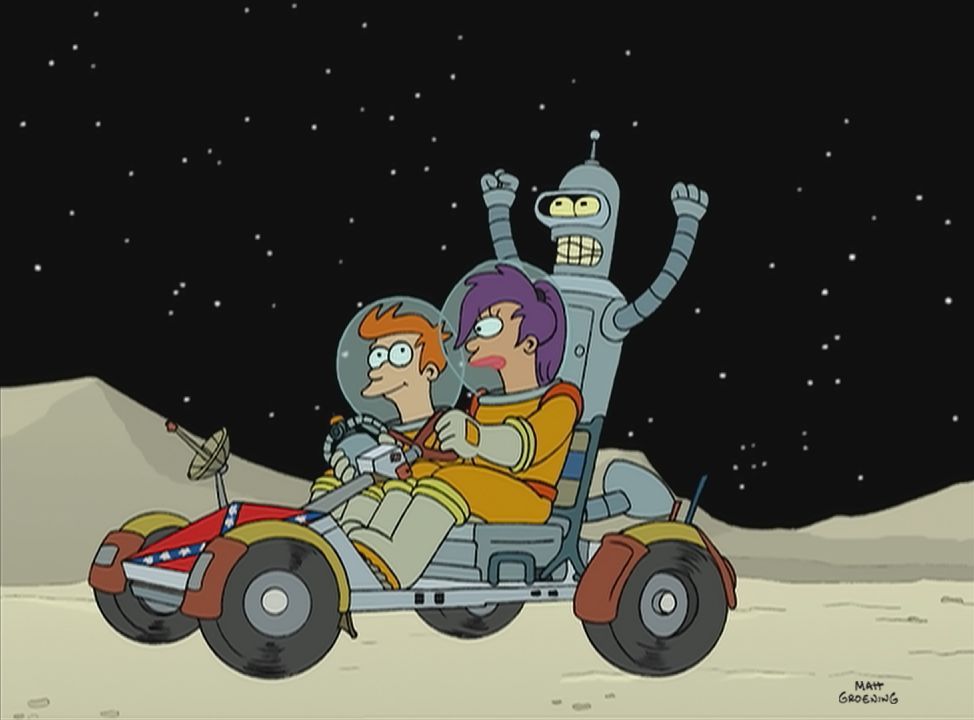 (v.l.n.r.) Fry; Leela; Bender - Bildquelle: 1999 Fox and its related entities. All rights reserved.