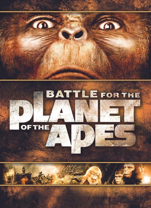 Battle for the Planet of the Apes - Plakatmotiv - Bildquelle: 1973 Twentieth Century Fox Film Corporation.