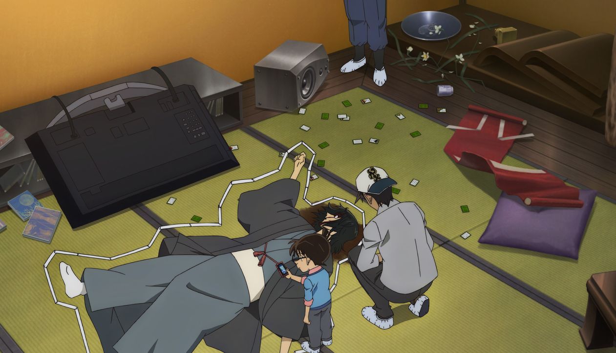 (v.l.n.r.) Detective Conan; Toshiya Yajima; Heiji Hattori - Bildquelle: 2017 GOSHO AOYAMA/DETECTIVE CONAN COMMITTEE All Rights Reserved