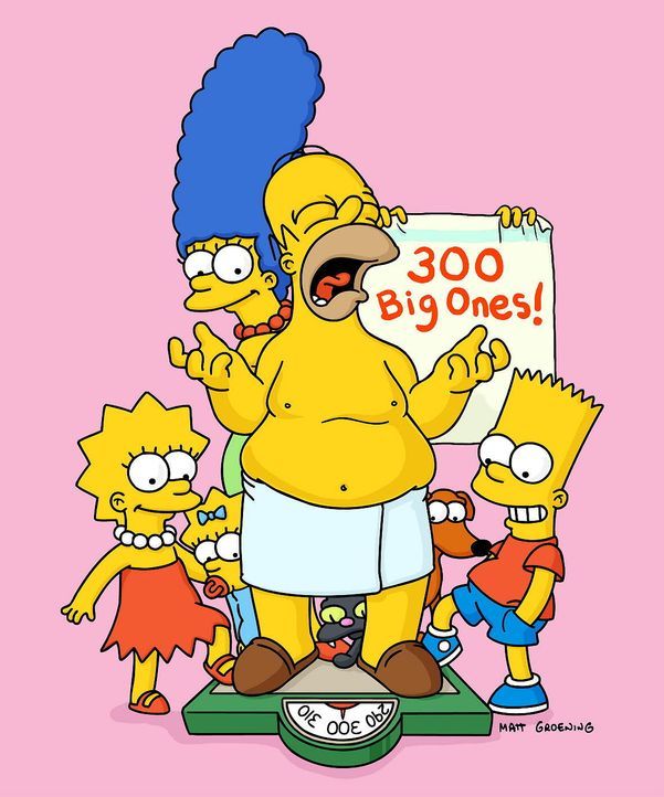 Homer und seine Familie treiben ihr Unwesen bereits seit 300 Folgen ... - Bildquelle: © TWENTIETH CENTURY FOX FILM CORPORATION