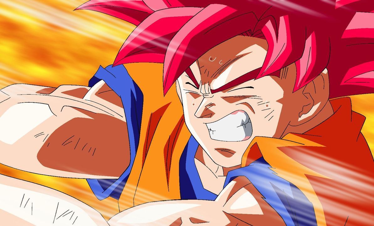Los, Goku! Übertriff den Super Saiyajin Gott! - Bildquelle: © Bird Studio/Shueisha, Toei Animation