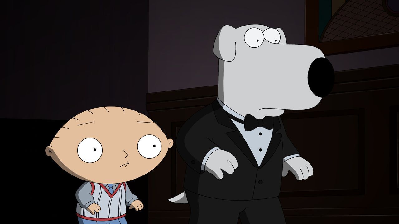 Stewie (l.) und Brian (r.) wollen herausfinden, was es mit den seltsamen Todesfällen während einer Party auf sich hat ...