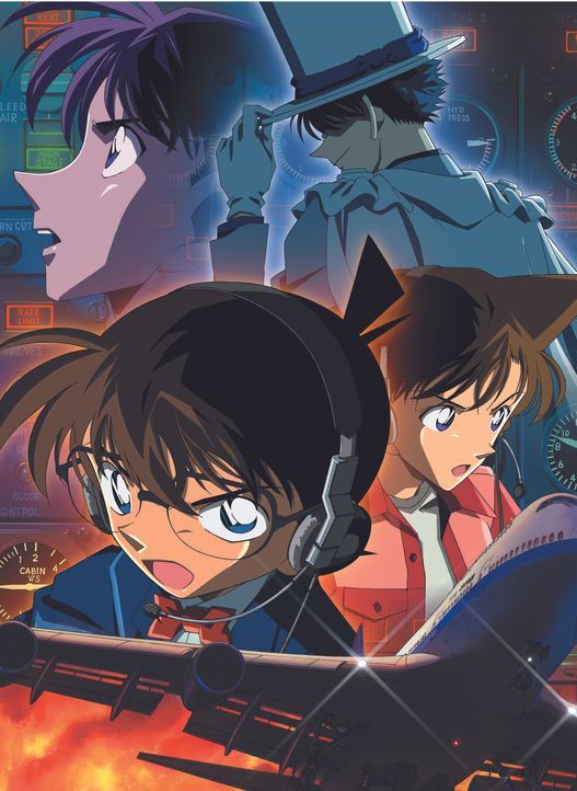 Detective Conan - Der Magier mit den Silberschwingen - Artwork - Bildquelle: 2004 GOSHO AOYAMA / SHOGAKUKAN-YTV-NTV-ShoPro-TOHO-TMS All Rights Reserved