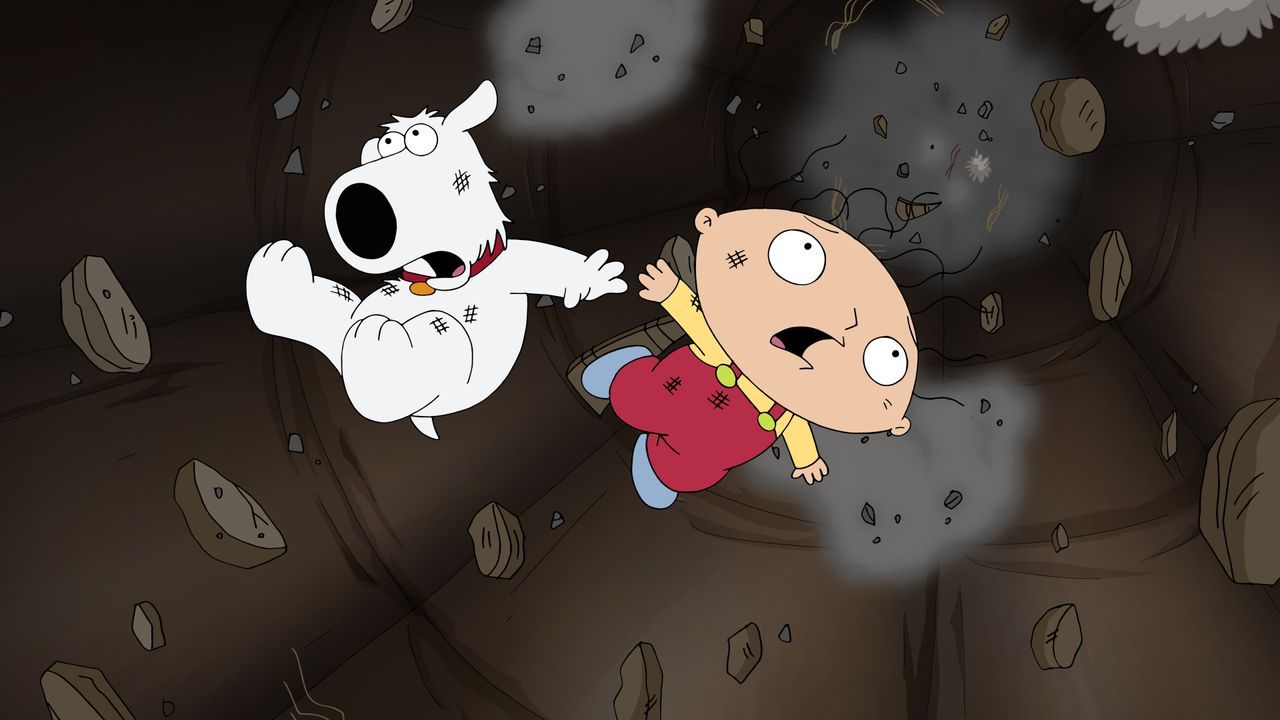 Brian Griffin (l.); Stewie Griffin (r.) - Bildquelle: 2018-2019 Fox and its related entities.  All rights reserved.