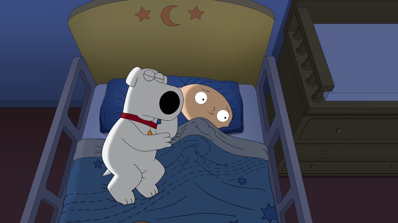 Brian Griffin (l.); Stewie Griffin (r.) - Bildquelle: 2018-2019 Fox and its related entities. All rights reserved.