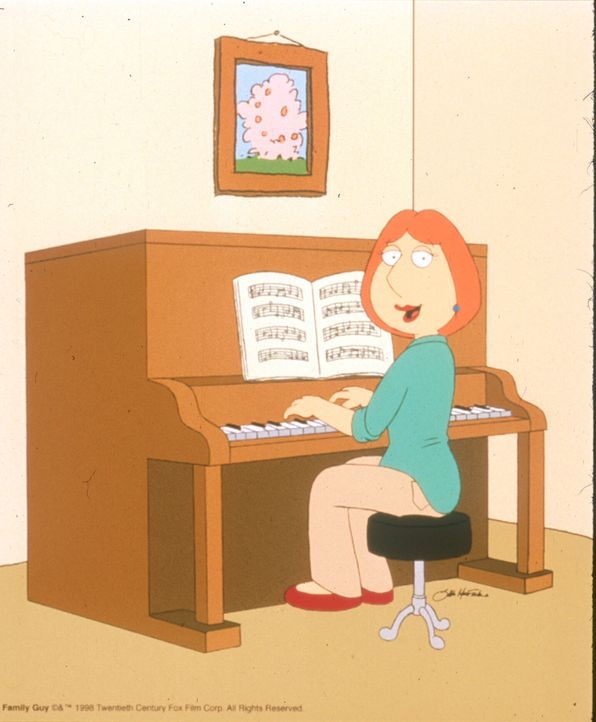 (2. Staffel) - Zum Wohle der restlichen Familie spielt Mutter Lois mit viel Liebe Klavier. - Bildquelle: TM +   1998 Twentieth Century Fox Film Corp. All Rights Reserved.