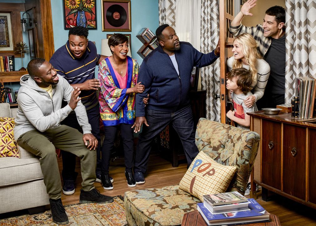 (1. Staffel) - (v.l.n.r.) Malcolm Butler (Sheaun McKinney); Marty Butler (Marcel Spears); Tina Butler (Tichina Arnold); Calvin Butler (Cedric the En... - Bildquelle: Monty Brinton © 2018 CBS Broadcasting, Inc. All Rights Reserved. / Monty Brinton