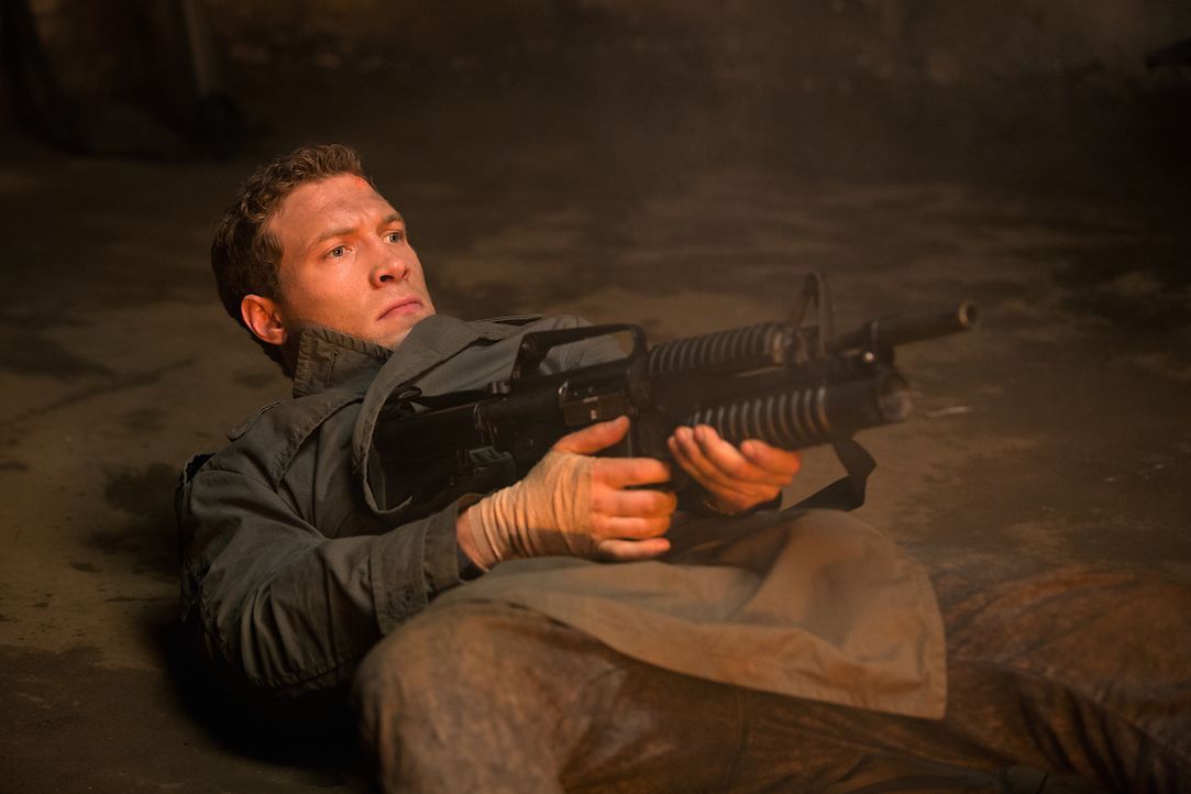 Um Sarah zu beschützen, wird Kyle (Jai Courtney) in die Vergangenheit geschickt. Er ahnt nicht, welch gefährlicher Kampf auf ihn zukommen wird ... - Bildquelle: 2015 PARAMOUNT PICTURES. ALL RIGHTS RESERVED.