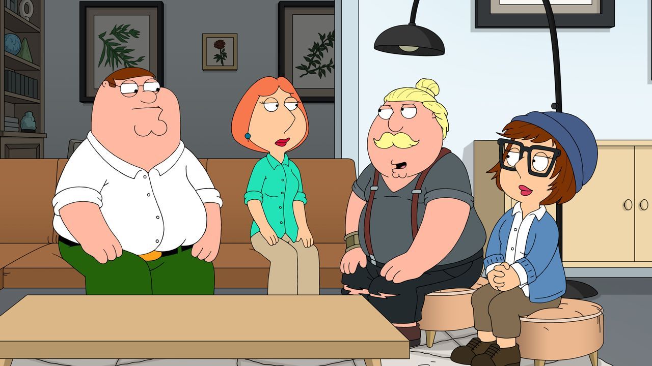(v.l.n.r.) Peter Griffin; Lois Griffin; Chris Griffin; Meg Griffin - Bildquelle: © 2021-2022 Fox Broadcasting Company, LLC. All rights reserved.