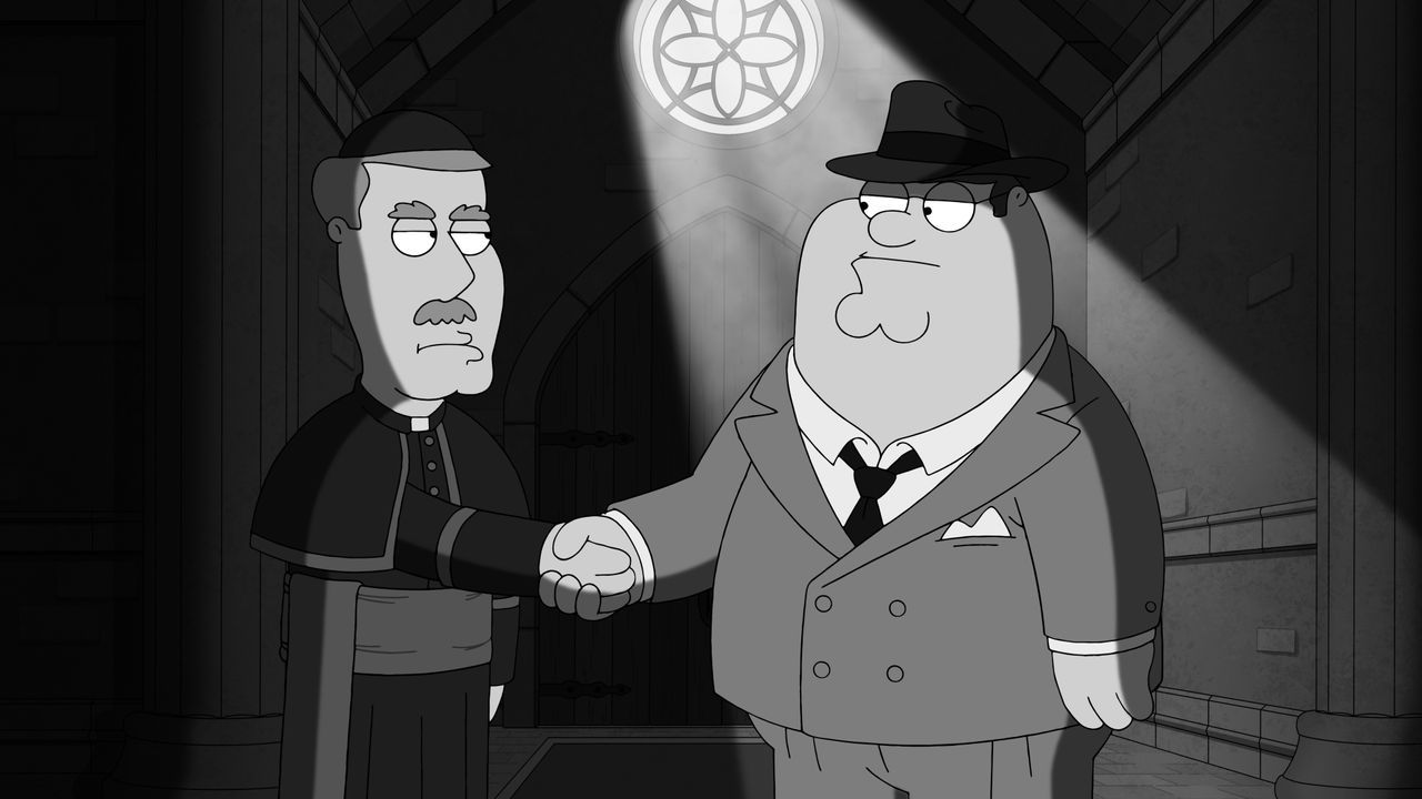 Carter Pewterschmidt (l,); Peter Griffin (r,) - Bildquelle: © 2021 20th Television. All rights reserved. 