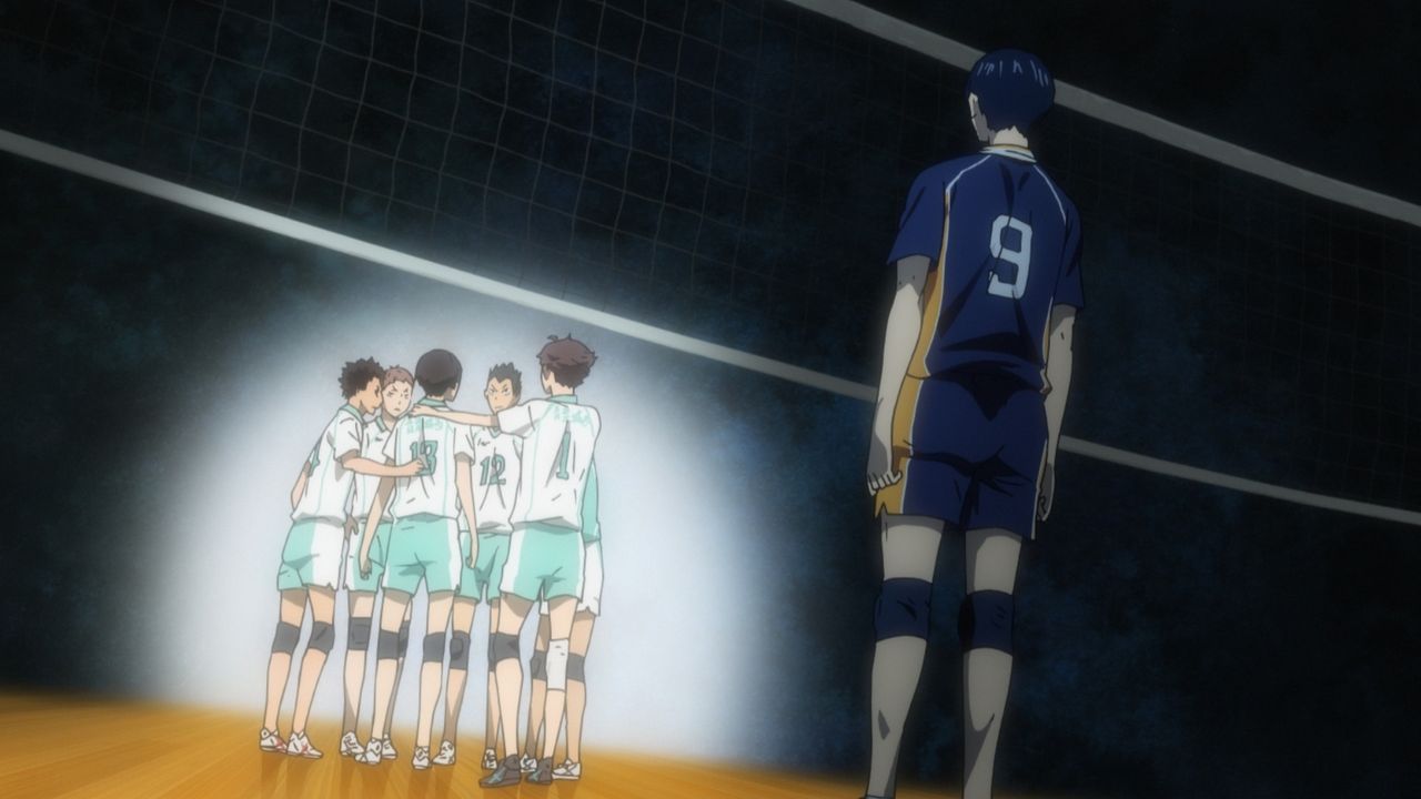 Volleyballteam der Aobajosai Oberschule (l.); Tobio Kageyama (r.) - Bildquelle: H.Furudate / Shueisha,"Haikyu!!?Project, MBS