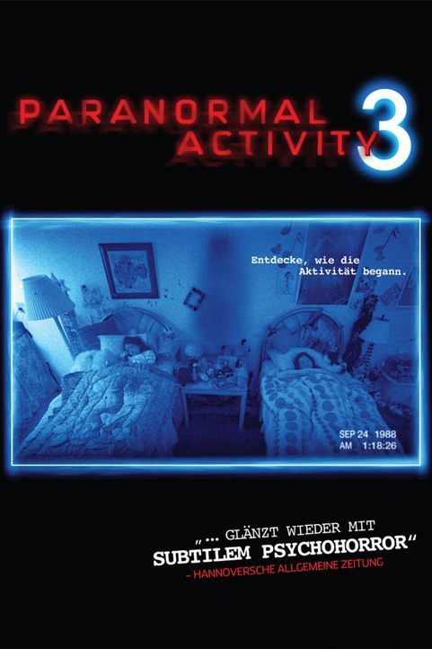 PARANORMAL ACTIVITY 3 - Plakatmotiv - Bildquelle: 2011 Paramount Pictures. All Rights Reserved.