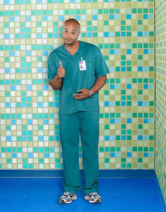 (9. Staffel) - Neben seiner Arzttätigkeit arbeitet Turk (Donald Faison) an der Medizin-Uni als Lehrer ... - Bildquelle: Touchstone Television