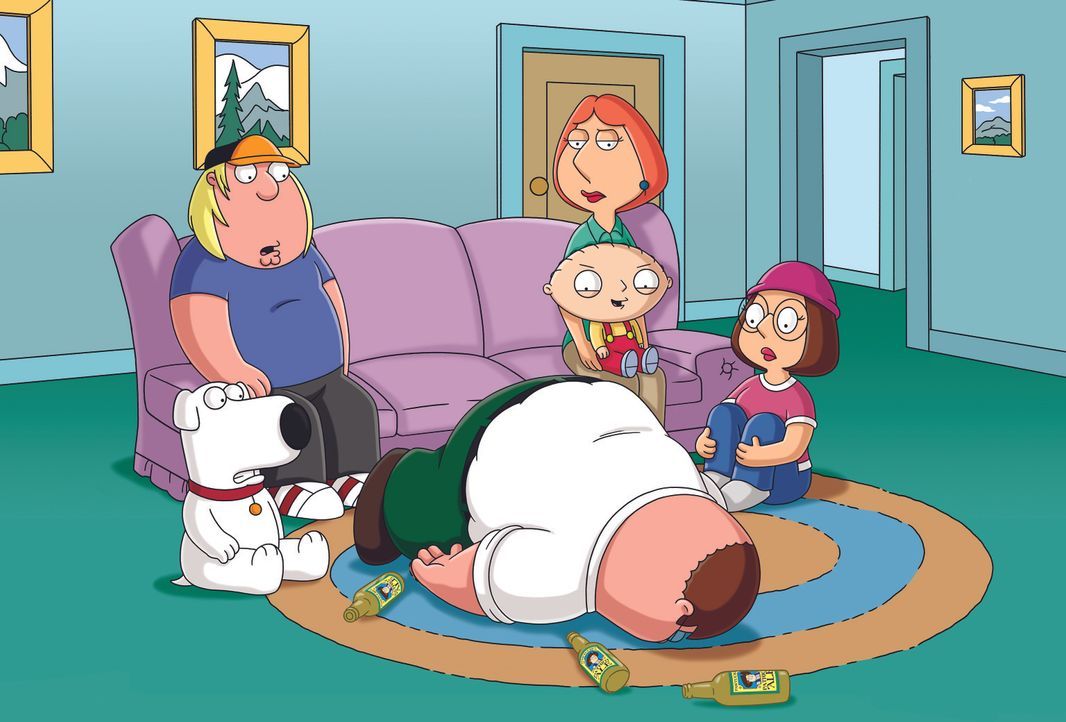 (17. Staffel) - Brian Griffin; Chris Griffin; Peter Griffin; Stewie Griffin; Lois Griffin; Meg Griffin - Bildquelle: 2018-2019 Fox and its related entities.  All rights reserved.