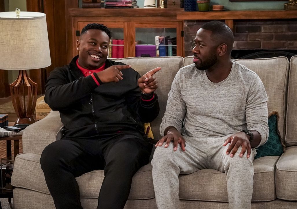 Marty Butler (Marcel Spears, l.); Malcolm Butler (Sheaun McKinney, r.) - Bildquelle: Monty Brinton © 2018 CBS Broadcasting, Inc. All Rights Reserved. / Monty Brinton