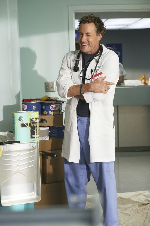 Dr. Cox (John C. McGinley) kommt sich vor wie der Fernseharzt Dr. House, als es an ihm ist, einige Rätsel zu lösen ... - Bildquelle: Touchstone Television
