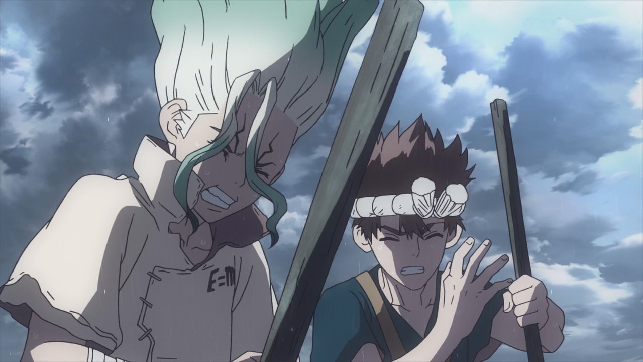 Das Licht der Wissenschaft in den Händen haltend - Bildquelle: Kome Studio, Boichi/SHUEISHA, Dr.STONE Project