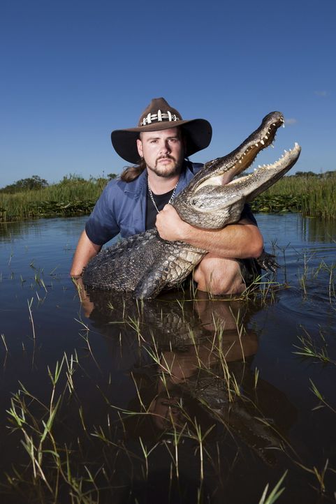 (1. Staffel) - Gator Boy Jimmy Riffle kümmert sich um Krokodile, die sich an ungewöhnliche Orte verirrt haben und um deren Schutz vor Wilderern ... - Bildquelle: Bob Croslin 2011 Discovery Communications