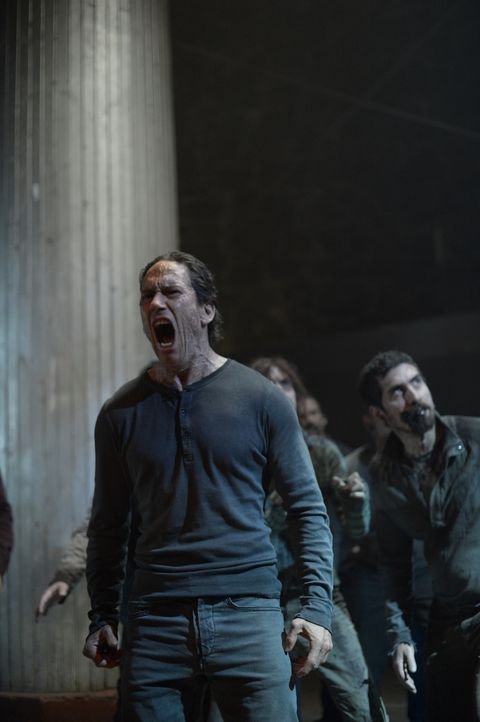 Erkennt Julia, welche Bedeutung Peters (Neil Napier) Worte aus ihrer Halluzination haben? - Bildquelle: 2014 Sony Pictures Television Inc. All Rights Reserved.