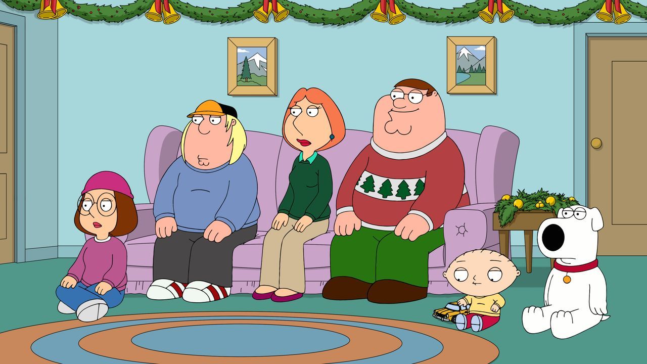 (v.l.n.r.) Meg Griffin; Chris Griffin; Lois Griffin; Peter Griffin; Stewie Griffin; Brian Griffin - Bildquelle: © 2021 20th Television. All rights reserved. 