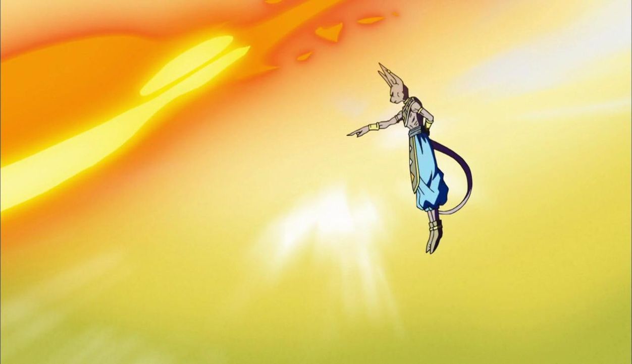 Mit einem Fingerstreich kann Beerus, der Gott der Zerstörung, ganze Planeten auslöschen - Bildquelle: BIRD STUDIO/SHUEISHA, TOEI ANIMATION