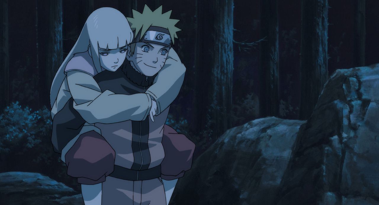 Als ein mächtiger Dämon ins Reich der Lebenden zurückkommt, beschließt Naruto (r.), die Schamanin Shion (l.) zu beschützen, denn sie ist die einzige... - Bildquelle: 2002 MASASHI KISHIMOTO /2007 Shippuden   NMP 2007