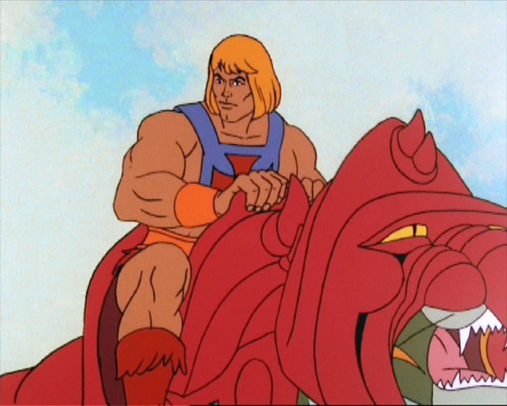 Prinz Adam kann sich mithilfe seines Schwertes in den mächtigen Krieger He-M... - Bildquelle: Masters of the Universe and associated trademarks and trade dress are owned by, and used under license from, Mattel; © 1983 Mattel. Under License to Classic Media. He-Man and the Masters of the Universe. All Rights Reserved.