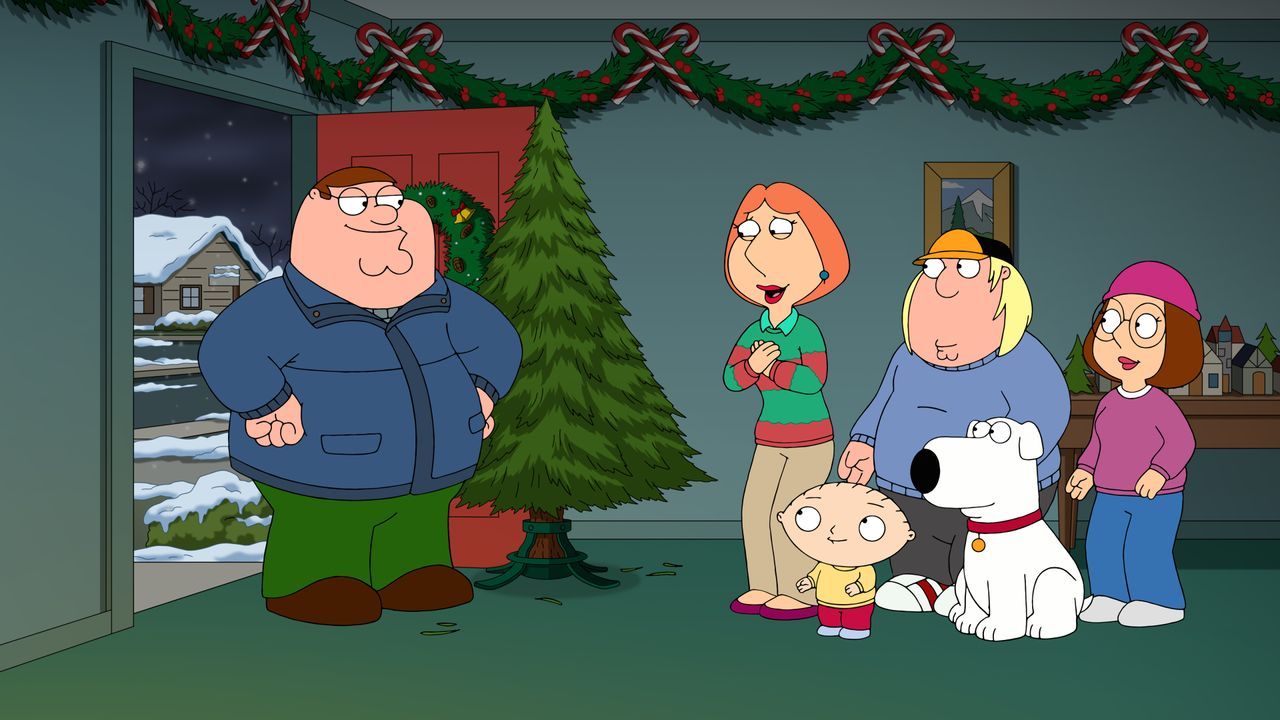 (v.l.n.r.) Peter Griffin; Lois Griffin; Stewie Griffin; Chris Griffin; Brian Griffin; Meg Griffin - Bildquelle: © 2021-2022 Fox Broadcasting Company, LLC. All rights reserved.