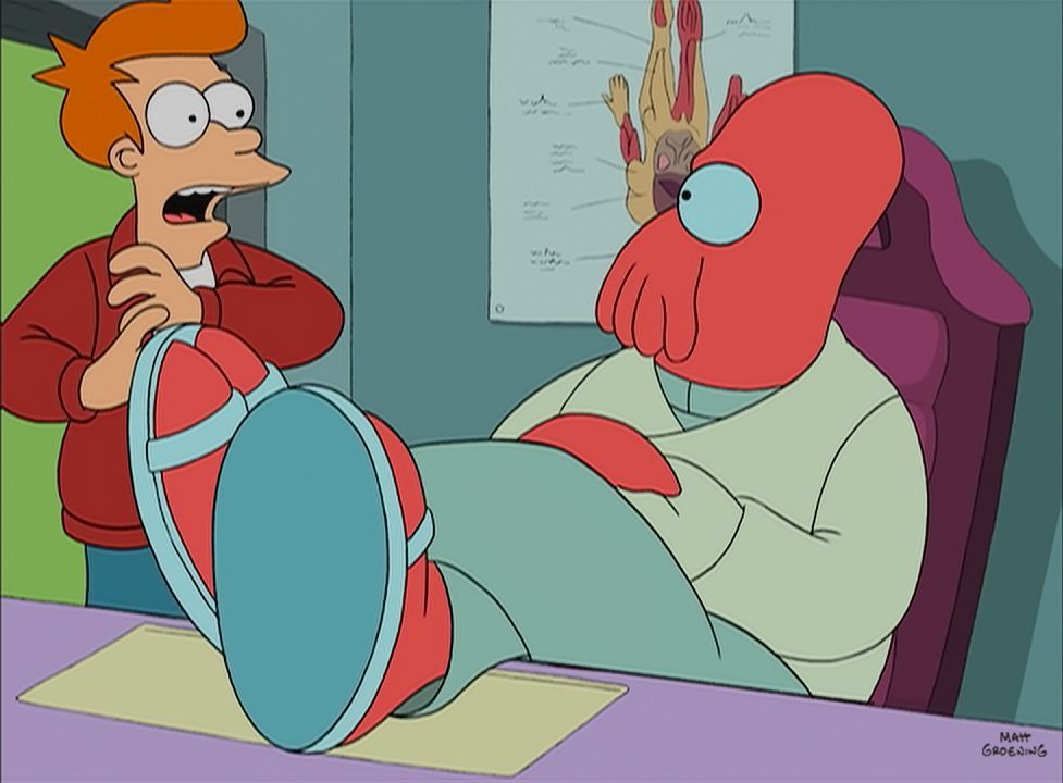 Fry (l.); Zoidberg (r.) - Bildquelle: 1999 Fox and its related entities. All rights reserved.