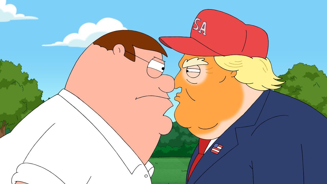 Peter Griffin (l.), Eric Trump (r.) - Bildquelle: 2018-2019 Fox and its related entities. All rights reserved.