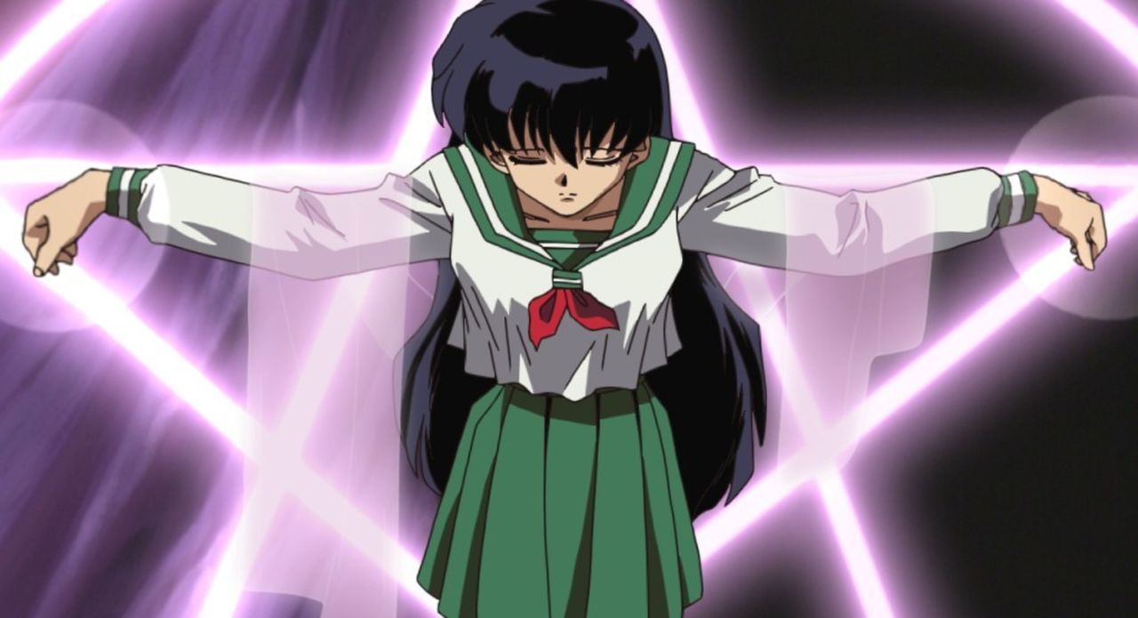 Kagome Higurashi - Bildquelle: 2002  Rumiko Takahashi / Shogakukan-YTV-Sunrise-ShoPro-NTV-Toho-Yomiuri-TV Enterprise All Rights Reserved