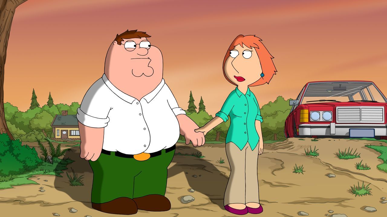Peter Griffin (l.); Lois Griffin (r.) - Bildquelle: © 2021-2022 Fox Broadcasting Company, LLC. All rights reserved.