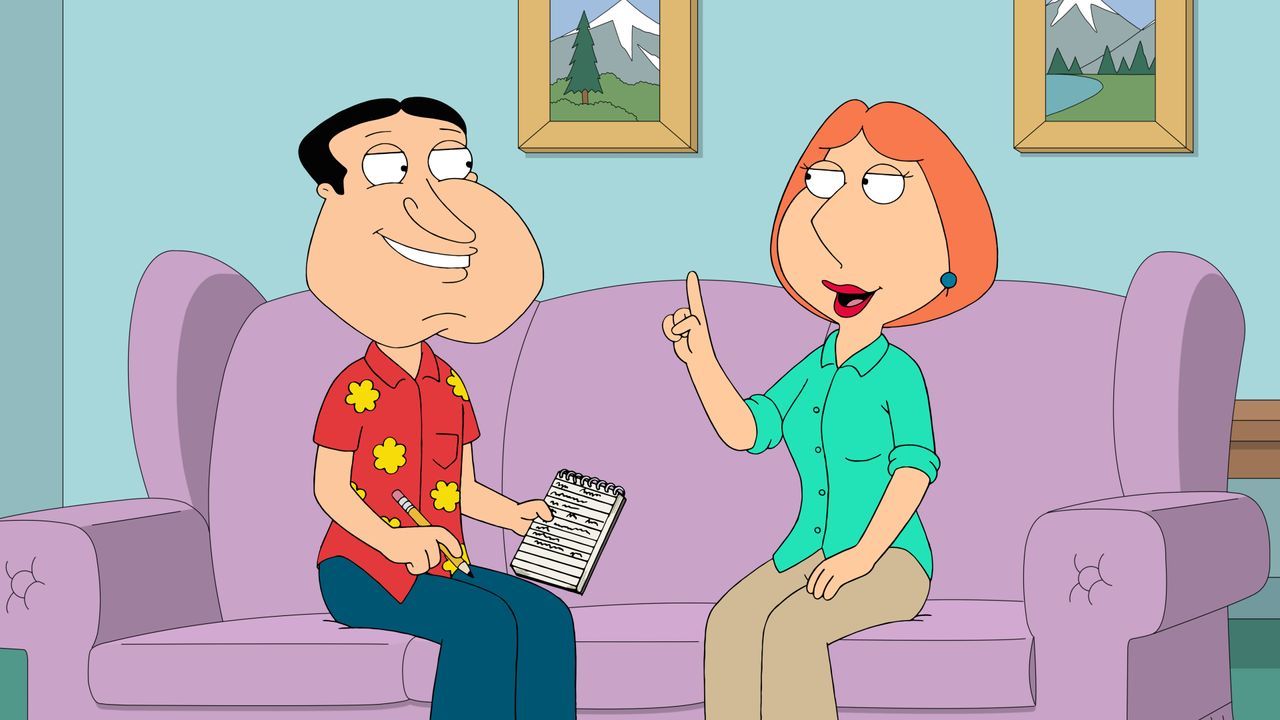 Glenn Quagmire (l.), Lois Griffin (r.) - Bildquelle: 2018-2019 Fox and its related entities. All rights reserved.